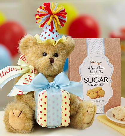 Bearington® Happy Birthday Bear with Cookies